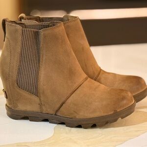 Sorel Tan Ankle Booties